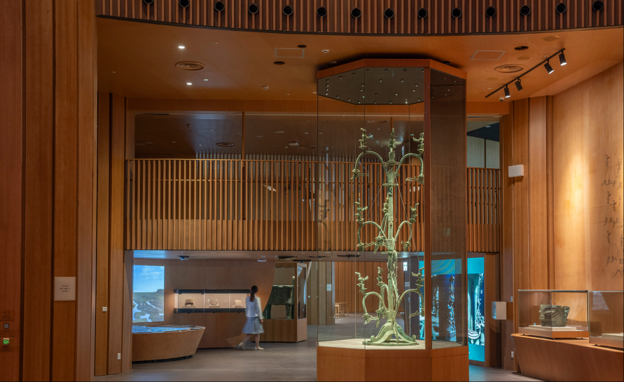 2025年大阪·关西世博会中国馆室内展陈。 受访者供图